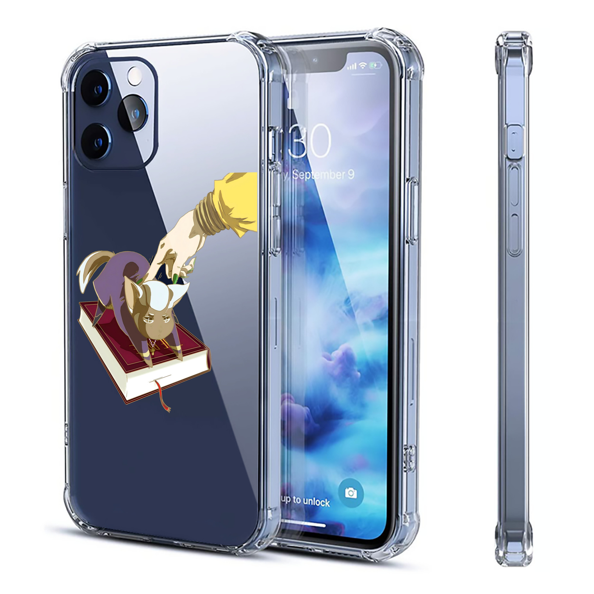 （画像用） ジョジョの奇妙な冒険 JoJo's Bizarre Adventure 【iPhone 12シリーズ対応】透明スマホケース（クリアソフトケース）